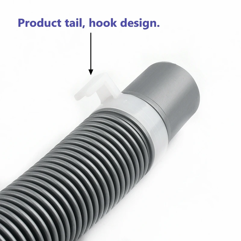 1PCS Length 0.8/1/1.2/1.5/3/4/5M Flexible Wash Machine Dishwasher Drain Hose Outlet Water Pipe Extension Plastic