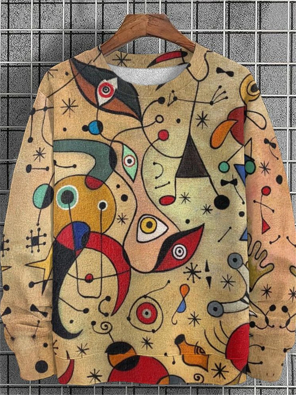 

Street Graffiti Graphic Men's Clothes Long Sleeves Pullover Sweatshirt 3D Printed Colorful Streetwear Harajuku Popular Hoodies