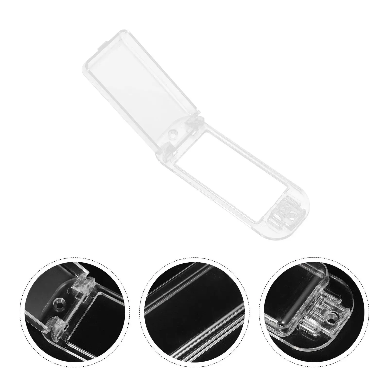 3Pcs Childproof Light Switch Cover Plastic Flip Top Wall Protector Rocker Switch Guard Baby Room Safety 3.5x7cm
