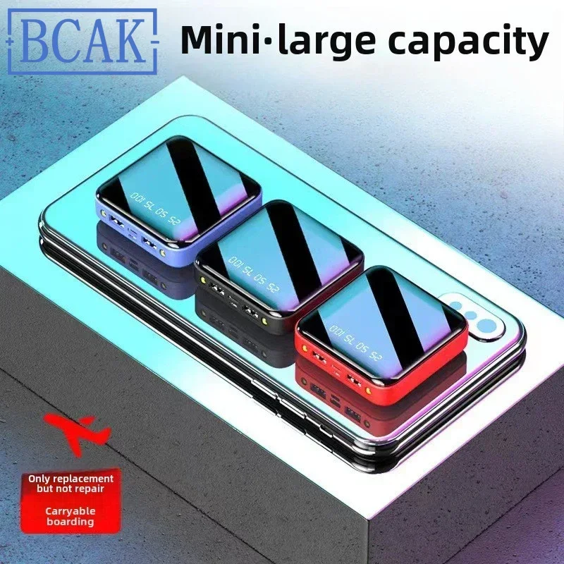 

New Style Compact, Portable and Large-capacity Mobile Phone Power Bank, Mini Ultra-light and Thin 20000mAh BCAK Mobile Power Ban