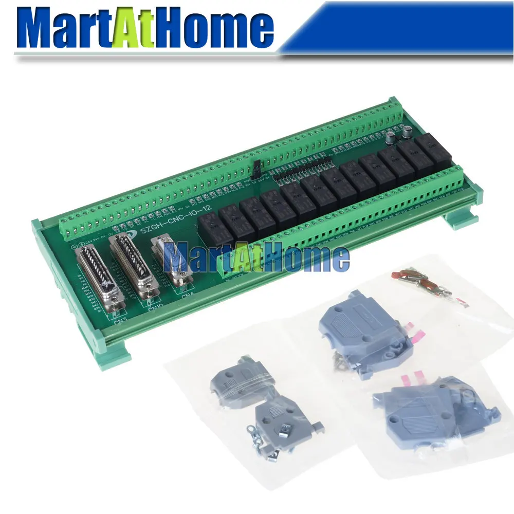 Relé Board para Szgh Cnc Torno ou Milling Control System Szgh-cnc-io12 12 io