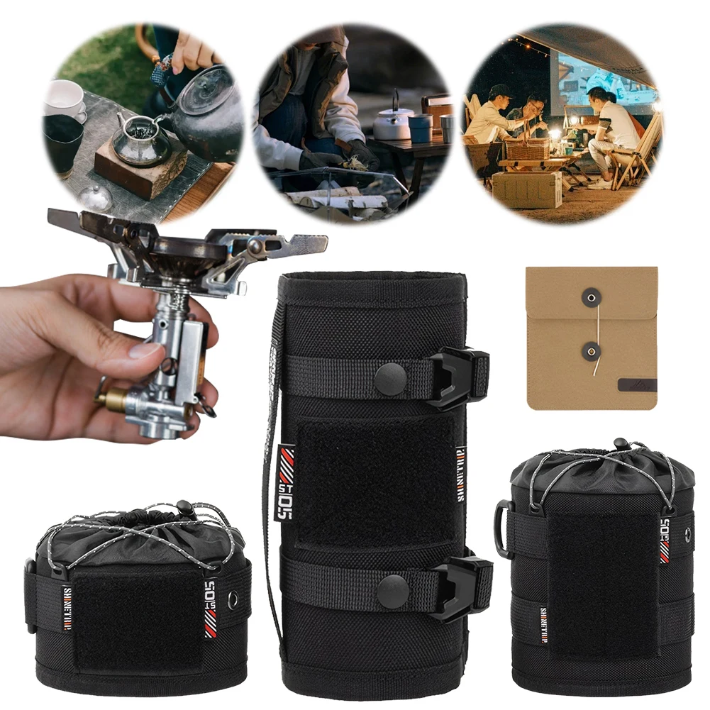 

Защитный чехол для газа для кемпинга, устойчивый к разрыву защитный чехол для бензобака, защита топливного балона для кемпинга на открытом воздухе