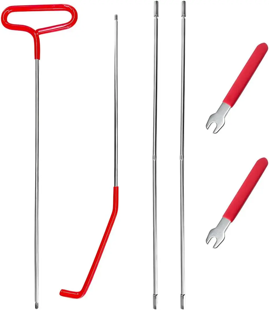 

Car Lockout Kit, 67" Long Reach Tool for Automotive Emergency & Repair, Multi-Function Pull Hook Set