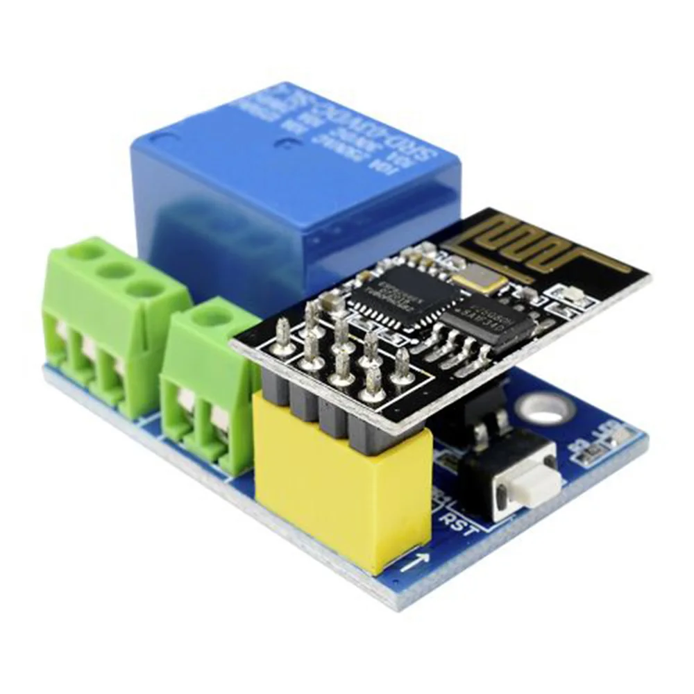Módulo de relé WiFi ESP8266 ESP-01S 5V, interruptor de Control remoto en casa inteligente para aplicación de teléfono Arduino, módulo WIFI inalámbrico ESP01S