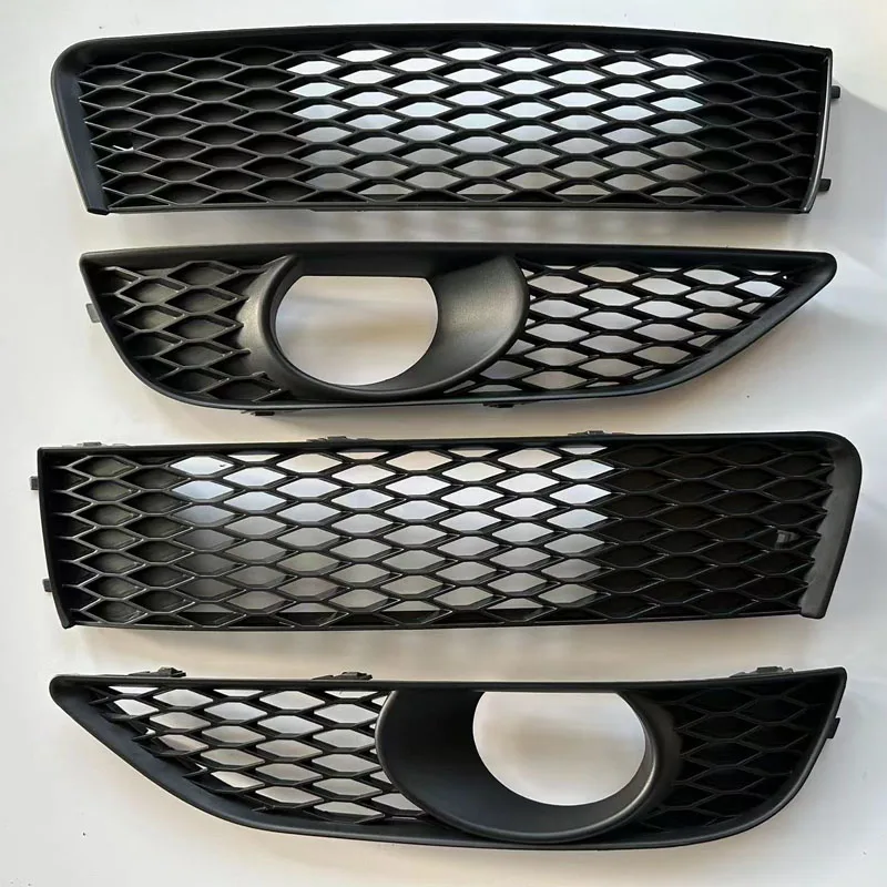 

4шт 4л 0807697 Б 4л 0807698 Б 4л 0807675 C 4л 0807676 C Передний бампер, нижняя верхняя сетчатая решетка, лицевая панель противотуманных фар для Audi Q7 S-Line 10-15