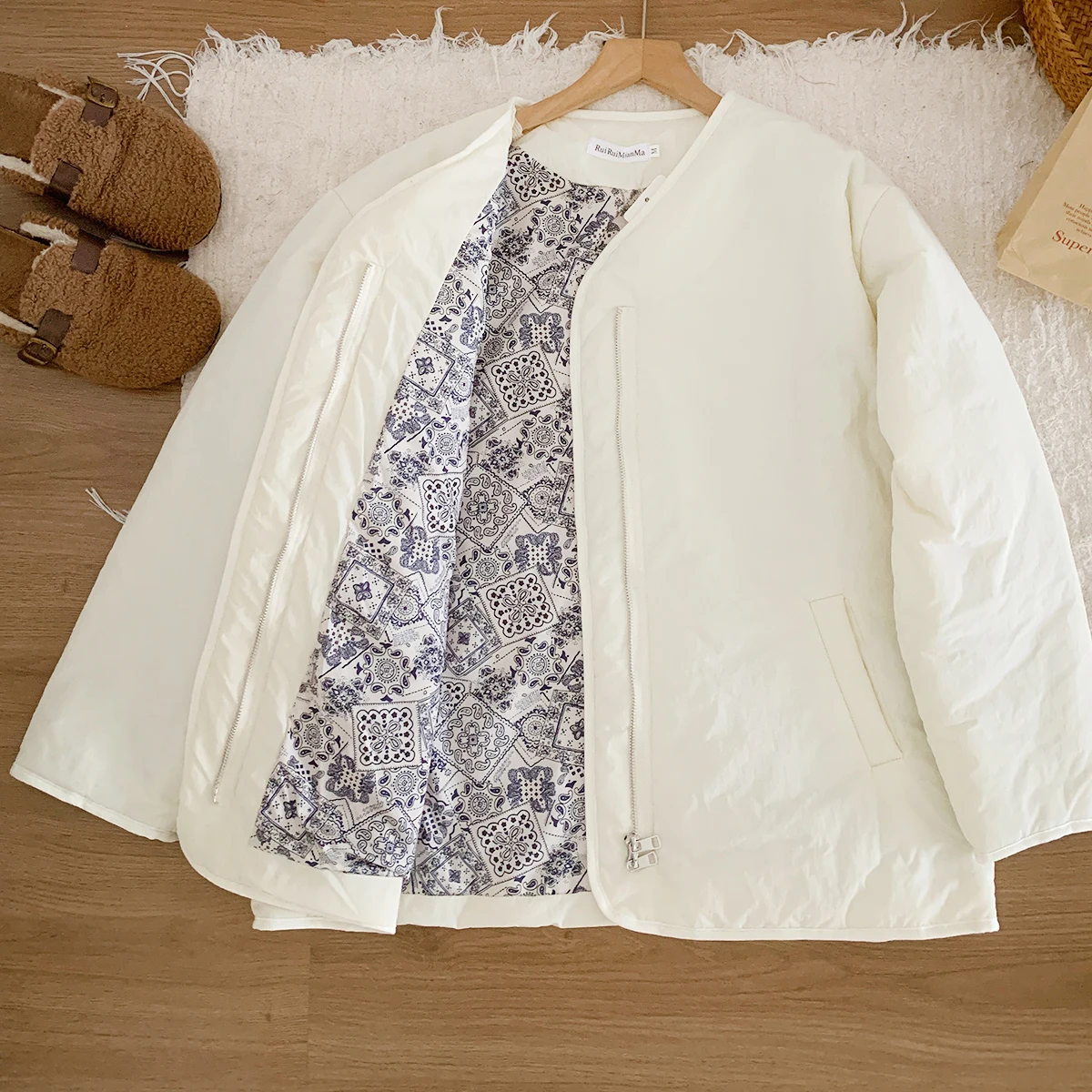 

Уникальная круглая хлопковая куртка Ele в стиле ретро, женская свободная повседневная удобная осенне-зимняя верхняя одежда Dr Qing a Po