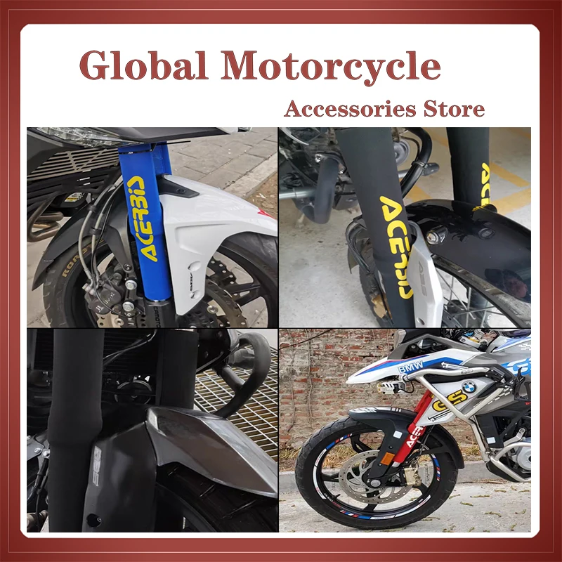 Diverse styles Front Fork Protector Rear Shock Absorber Guard Wrap Cover For CRF For KTM ATV Dirt Pit Bike Motorcycle Scooter