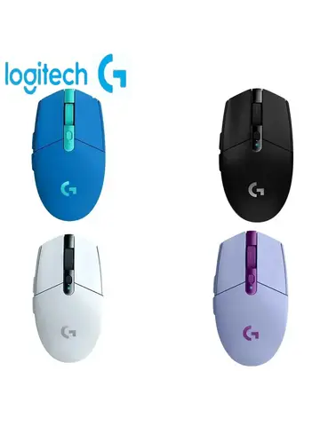 로지텍 G304 라이트스피드 무선 게이밍 마우스, Hero 12K 센서, 12000DPI, 프로그래밍 가능 버튼 6 개, 드라이버 버전 없음 호환