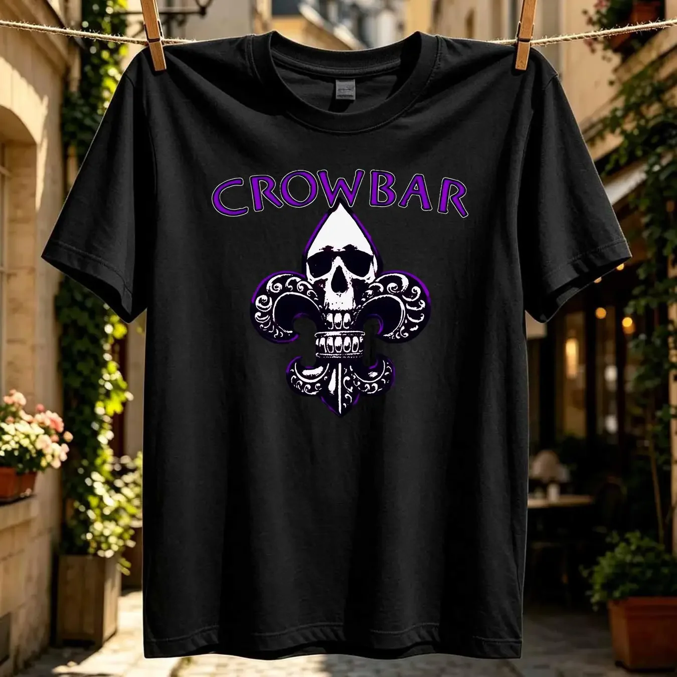 washed T Shirt New Limited NWT Crowbar American Sludge Metal Band Classic L XL 2XL long or short sleeves vintage Washed Stylish