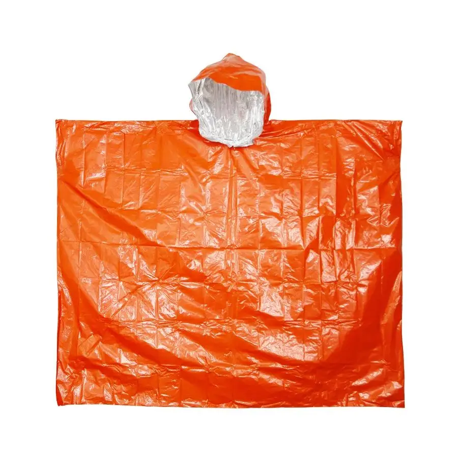 AliExpress Outdoor portable long thickened reflective windproof multi-functional first-aid raincoat for cycling, hiking & emergency use