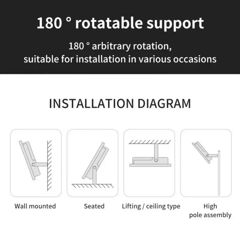 Tuya-reflector LED inteligente RGB, Reflector Wifi, iluminación impermeable para exteriores, 30W, 50W, 100W, 220V, farolas