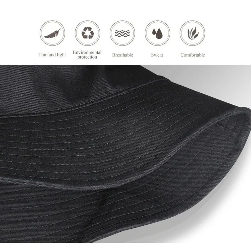 Bucket Hat Summer Women Men Bucket Hats Solid Panama Sunscreen Fisherman Cap Outdoor Beach Sun Cap Hat For Women Men