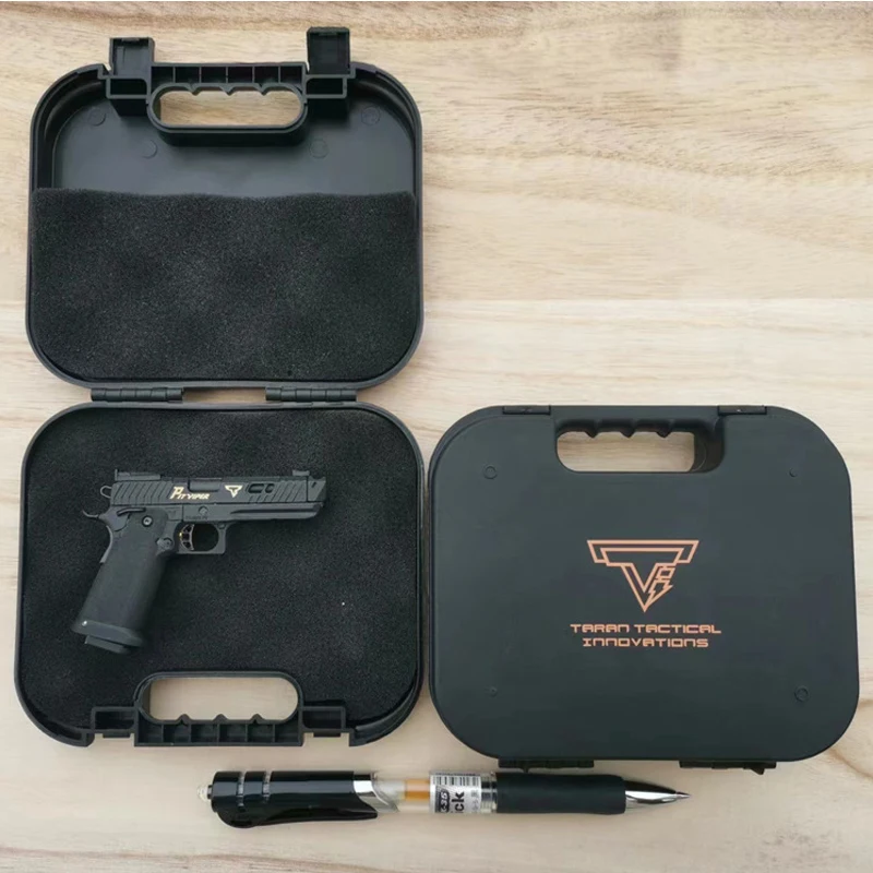 1: 3 Alloy Empire G34 TTI PV Viper Gun Model Keychain Toys Mini Throwing Shell Disassemble Pistol Toy (Can Not Shoot)