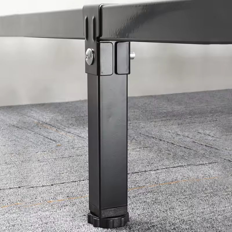 Ribbed frame bed leg support column 3 × 3cm clamping foot bed side support reinforced adjustable furniture foot bed bottom mute - Image 2