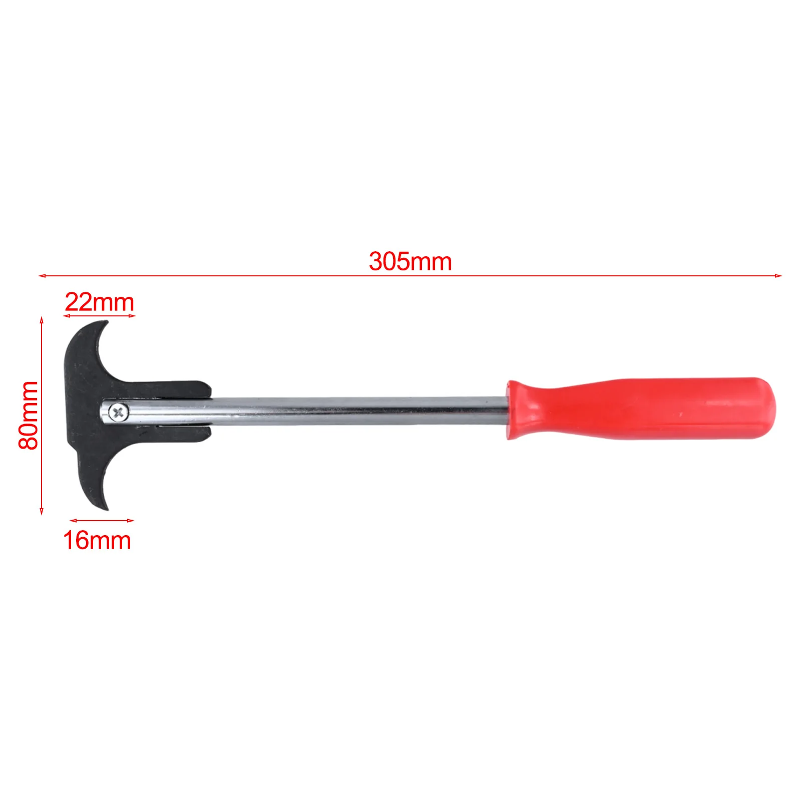 Car Repair Red Black Silver Practical Oil Seal Puller Versatile For Different Applications Black Oxide Coating