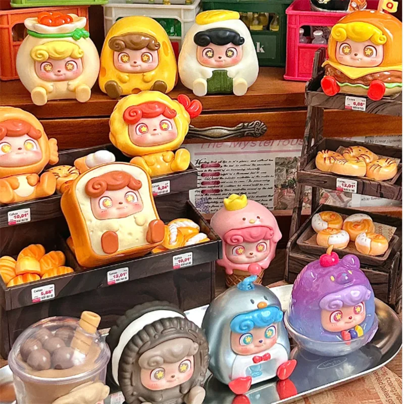 

JOTOYS Q. Детская уличная еда King Series, мини-слепая коробка, аниме-фигурка, сумка-угадай, орнамент, фигурки, загадочная коробка, куклы, подарок для девочек