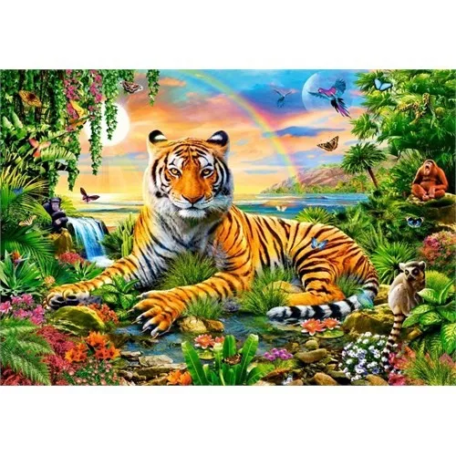 1000 piece King Of The Jungle Puzzle (Castorland King Of The Jungle)