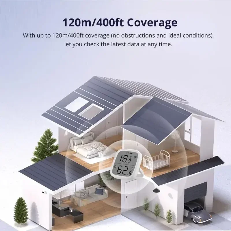 Sonoff SNZB-02D/SNZB-02P zigbee inteligente sensor de umidade temperatura com tela lcd para ewelink alexa google assistente casa alice