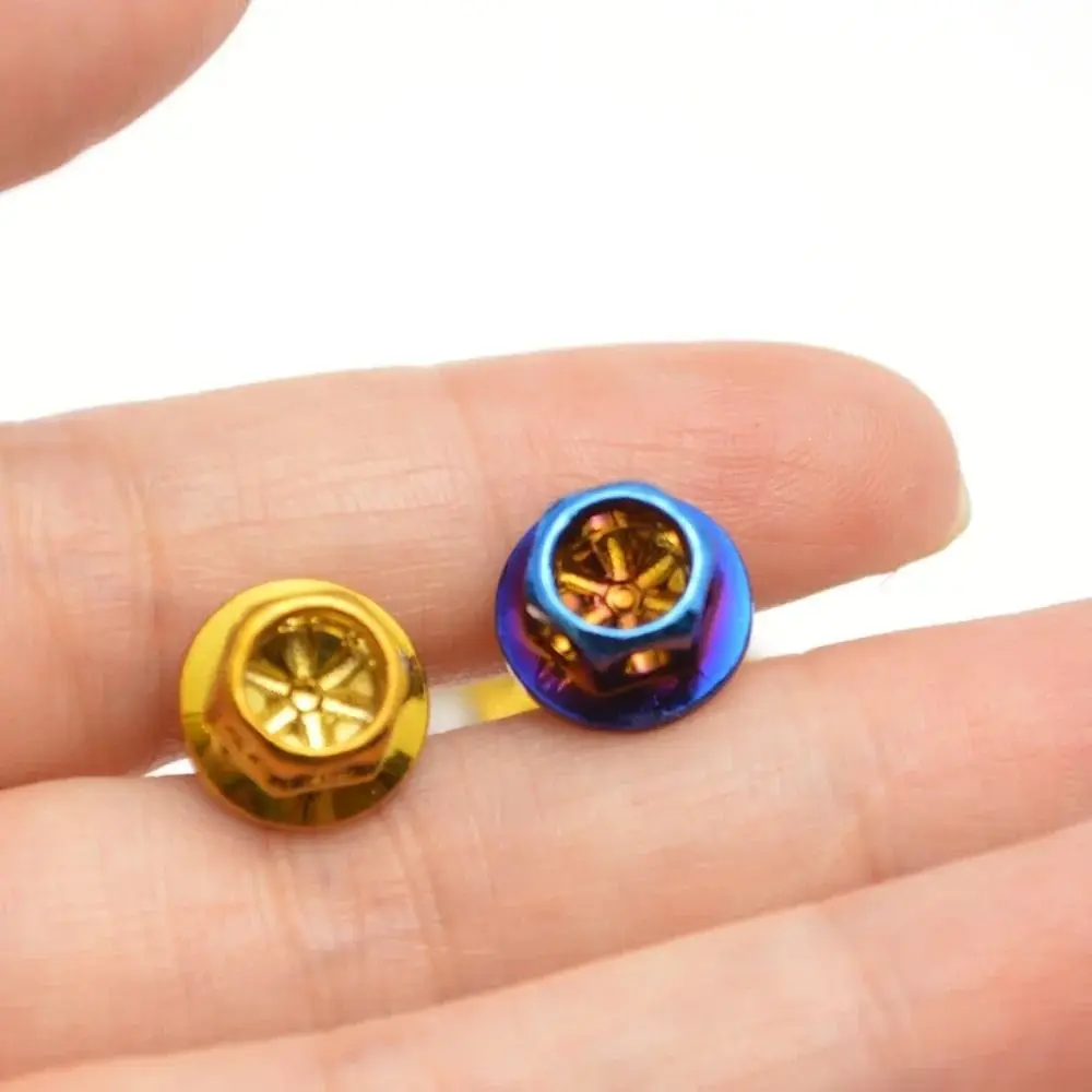 High Quality M4 M5 Self Tapping Screw 304 Stainless Steel Gold/Burnt Blue Hex Head Screws Motorcycle Screws Motorcycle