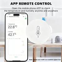 EWelink Smart Zigbee Temperature Humidity Sensor App Control Indoor Thermometer Monitor Home Automation Works With Alexa Google