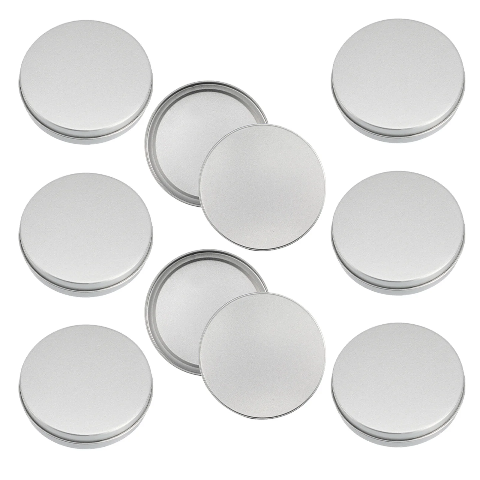 

8Pcs Candy Container Iron Storage Box with Lid for Sugar Treats Cookies Chocolates Small Portable Snack Case Desktop Organizer