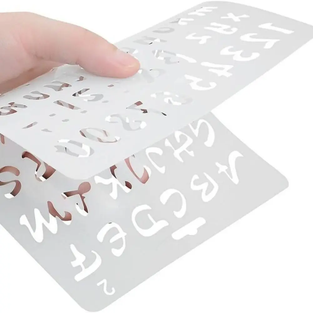 قوالب طلاء الوجه القابلة لإعادة الاستخدام، لوحة يدوية مجوفة يمكنك صنعها بنفسك، استنسل طلاء فني للجسم، أدوات مكياج الوشم سهلة الاستخدام #3