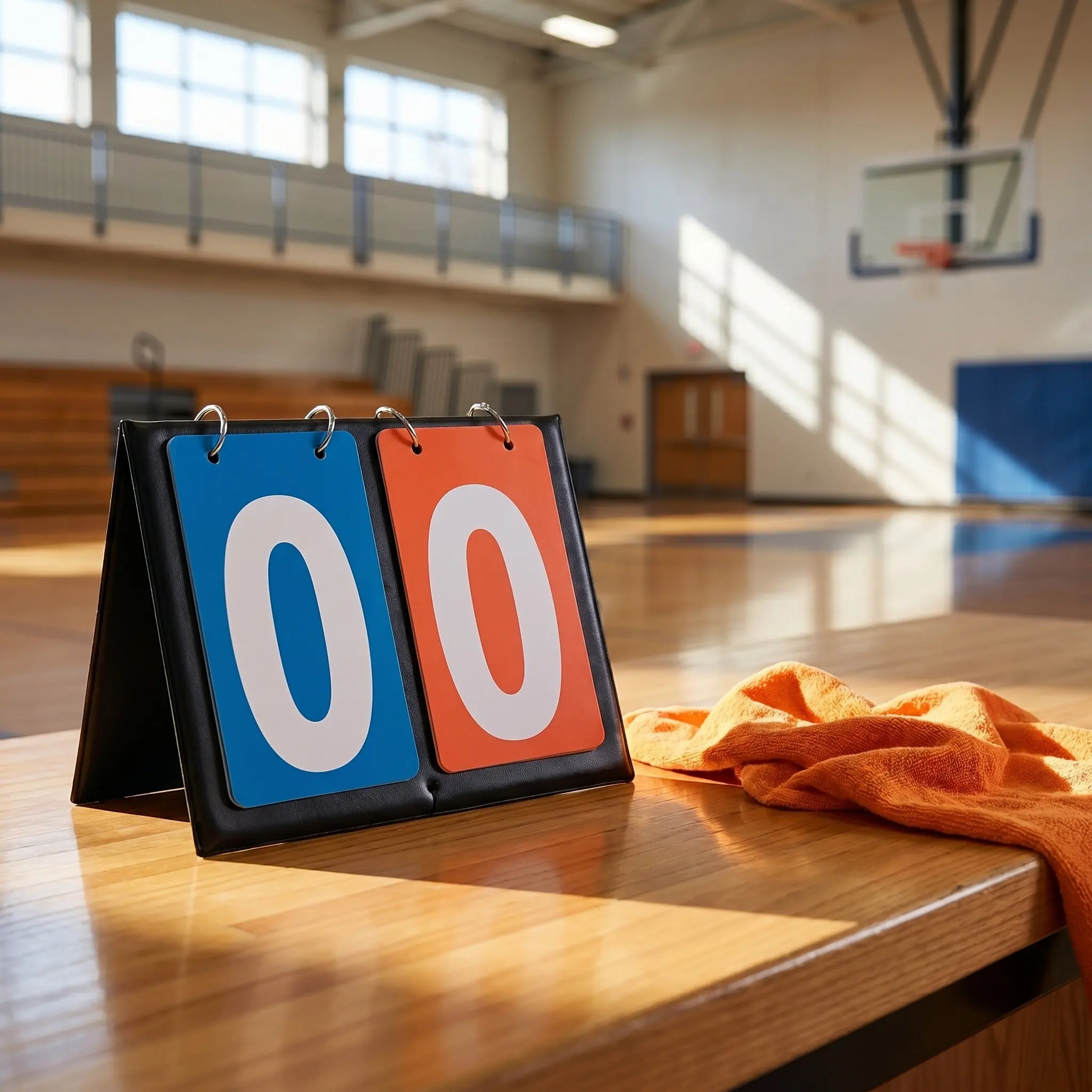 Double-Sided Scoreboard Flipper for Basketball Football Tug-of-War Volleyball Badminton Sports Scoring Clear Number Plates