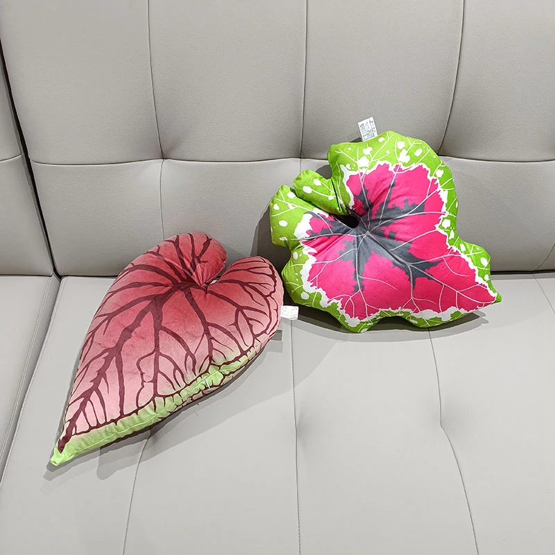 Simulação deixar travesseiro de pelúcia planta de pelúcia almofada sofá cadeira decoração para casa presente masculino