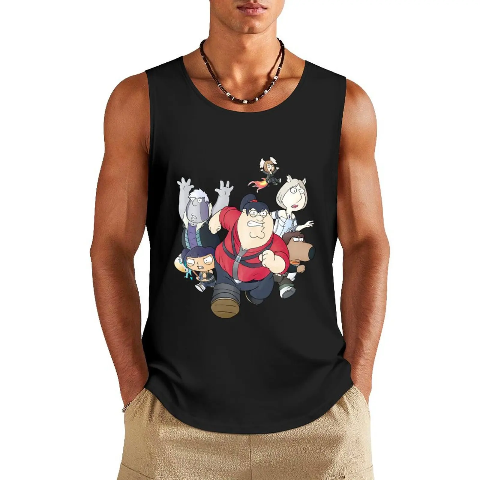 

Xenoblade Chronicles 3 Running Tank Top Men's sleeveless t-shirt Men's gym t-shirts