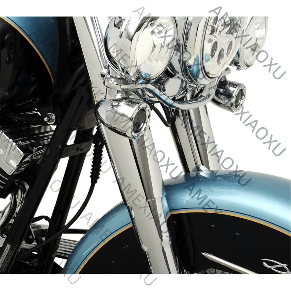 

Набор из 2 хромированных накладок на вилку (слайдеров) для мотоциклов Touring Street Tour Glide 1984-2013 годов выпуска