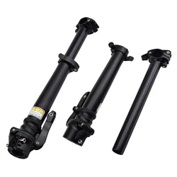 AL 6061 25.4*28.6mm Bike Handlebar Stem 255mm Adjustable Threadless Aluminum Alloy Bicycle Folding Stem 10 Degree Left Foldable