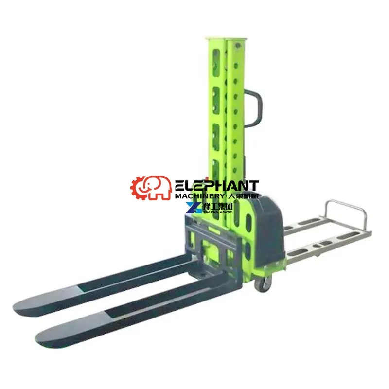 0.5ton Self Loading Pallet Stacker Self Lift Electric Stacker for Material Handling