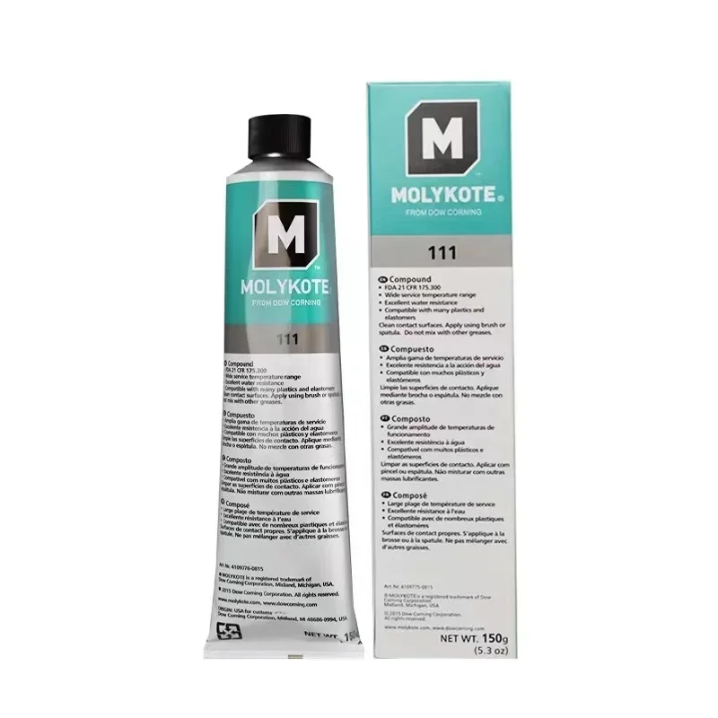 For MOLYKOTE DC111 111 Compound Valve Lubricant Lubricants Sealants Silicone O-ring Sealant 150G 1KG Product