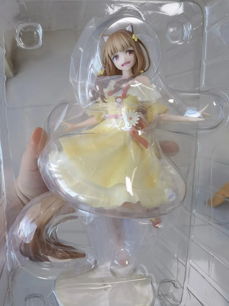 جديد في المخزون حقيقية Furyu Holo TENITOL [MERCHANT يلتقي الذئب الحكيم] المقتنيات سطح المكتب الحلي 1/12 هولو لعبة نموذج