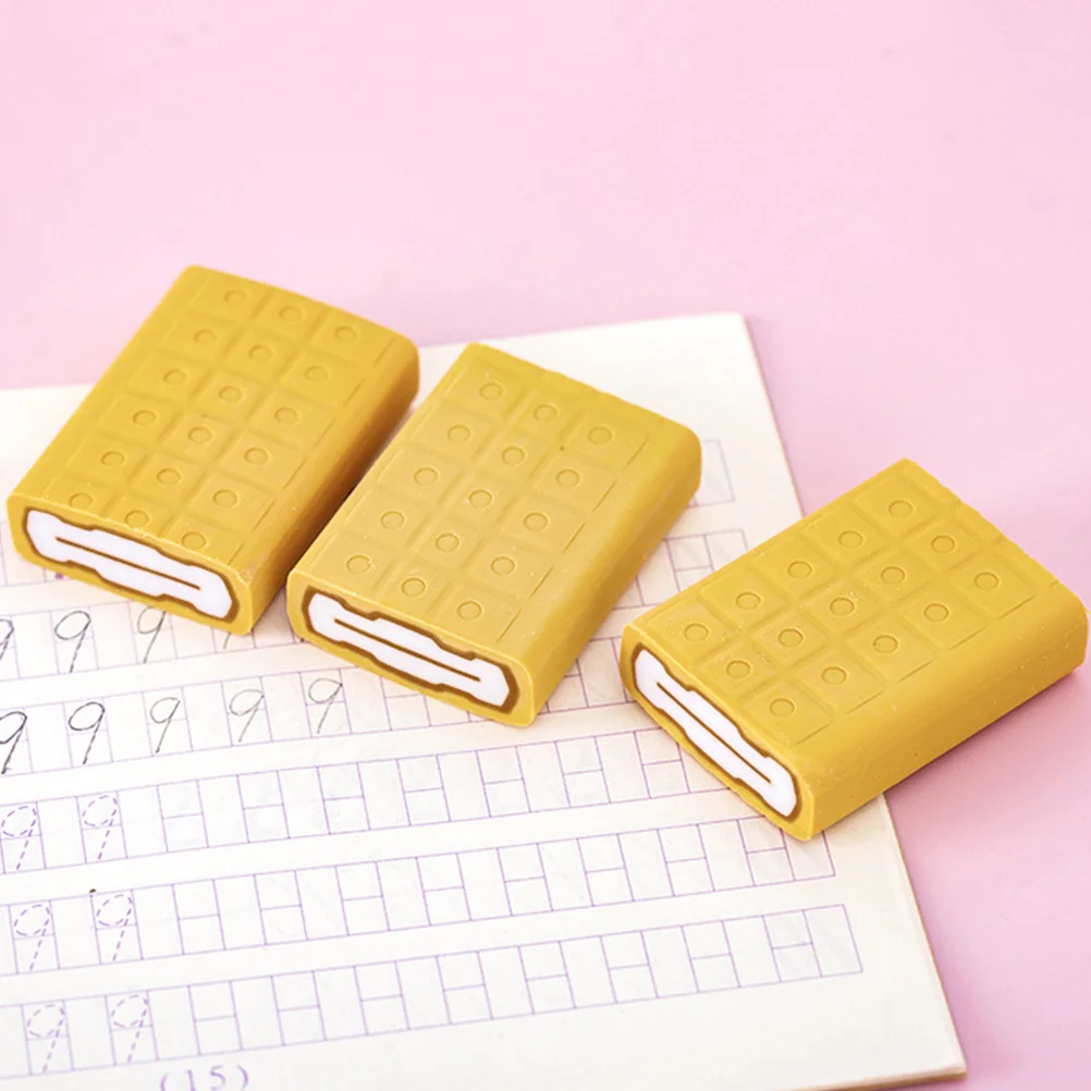 10 قطع من محايات الآيس كريم الإبداعية، تصميم كرتوني جميل، محايات صغيرة محمولة على نحو سلس لمجموعة أدوات مكتبية للأطفال #2