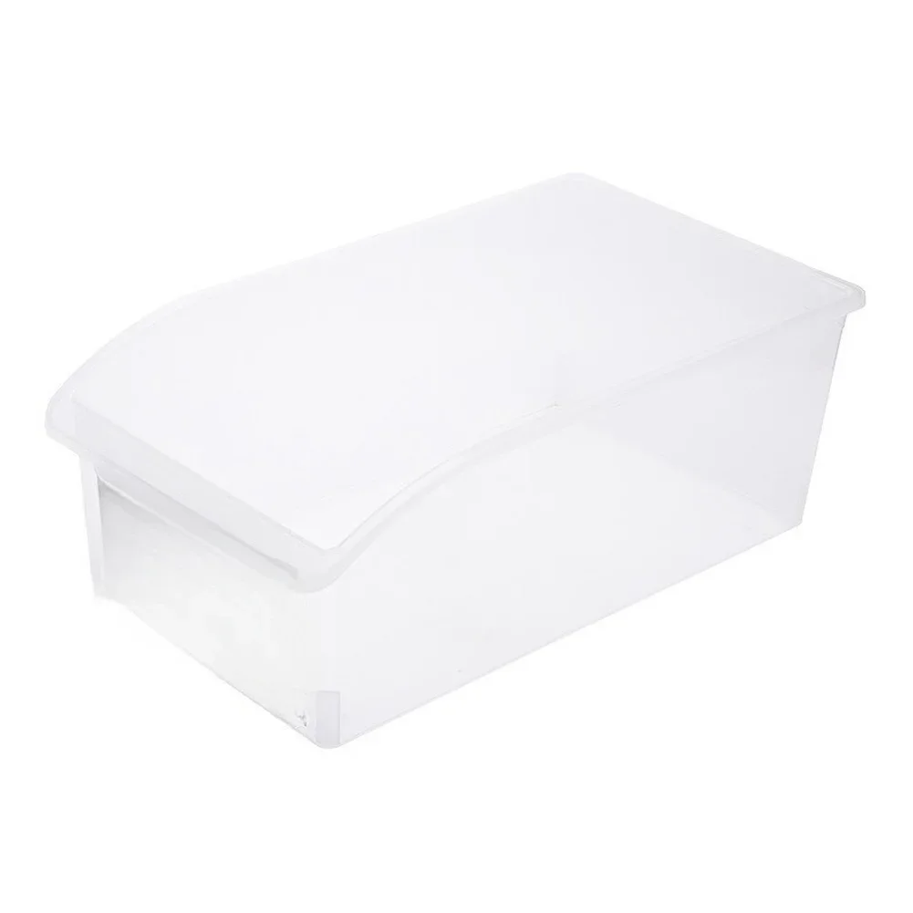 Stackable Refrigerator Storage Drawer Box With Smooth Pull-Out Function For Eggs Vegetables And Daily Food Items