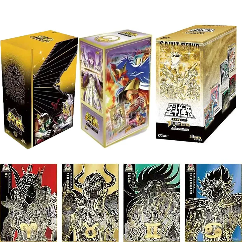 New Official KAYOU Saint Seiya Manga Version Collection Cards Contract Pack Vol.1 Anime TCG Rare Collectible Trading Cards Gift