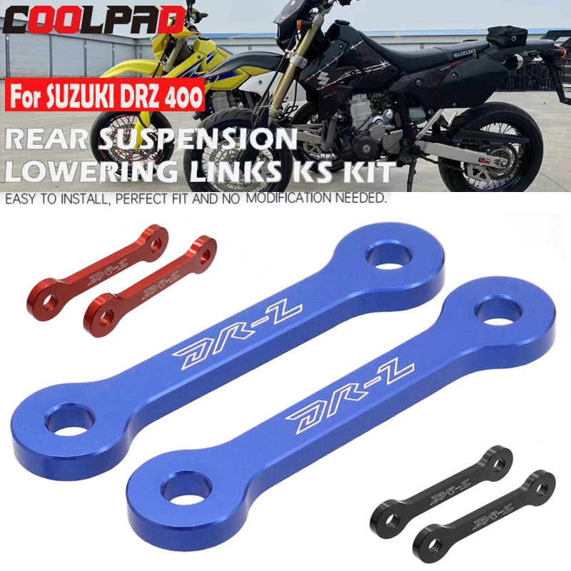 NICECNC Motorcycle Linkage Lowering Link Kit For Kawasaki KLX400 KLX 400 2000-2019 DRZ DR-Z 400 400E 400S 400SM 2000-2024 DRZ400