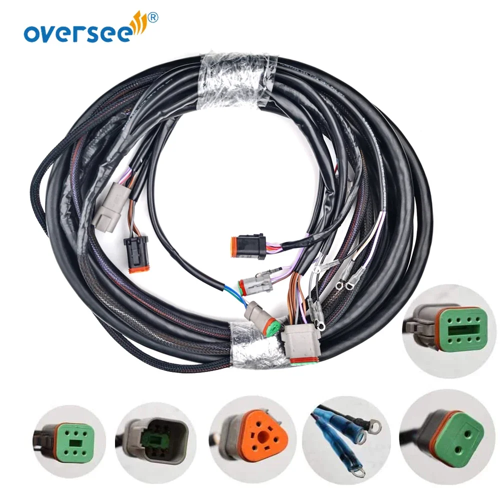 0176340 176340 SystemCheck Main Modular Wiring Harness Cable for Evinrude Johnson OMC Outboard Motor 5006180, 16ft/4.87m