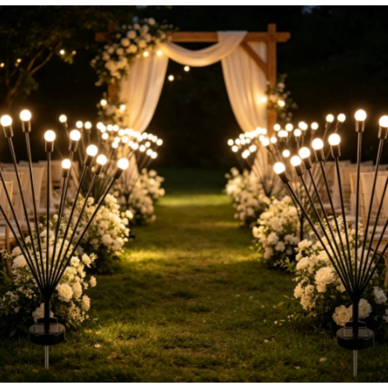 Solar Firefly Garden Lights, Waterproof Upgraded LED Outdoor Lights for Garden Landscape Decoration