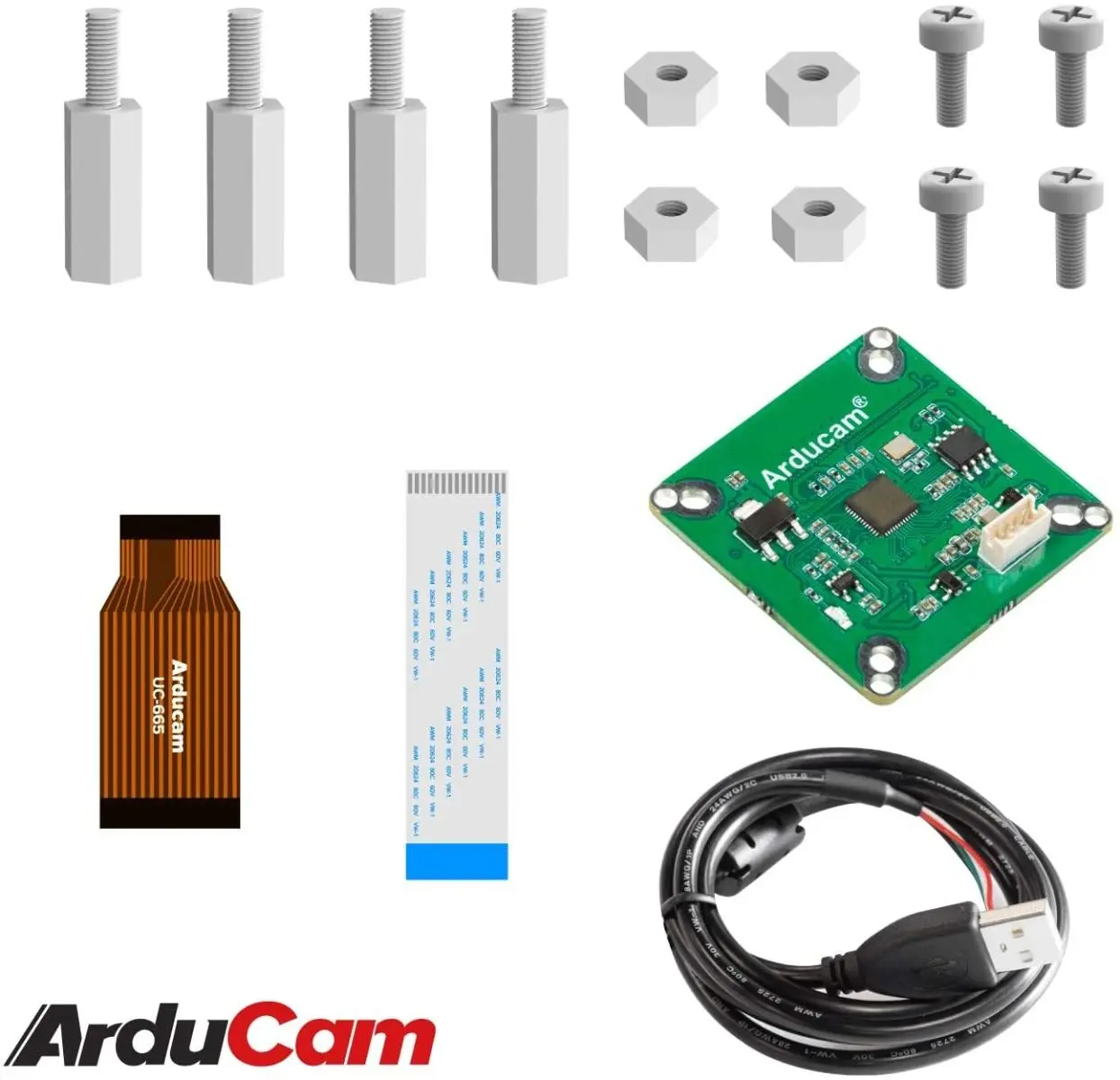 Плата адаптера Arducam CSI-USB UVC для камеры 12,3 МП IMX477 Raspberry Pi