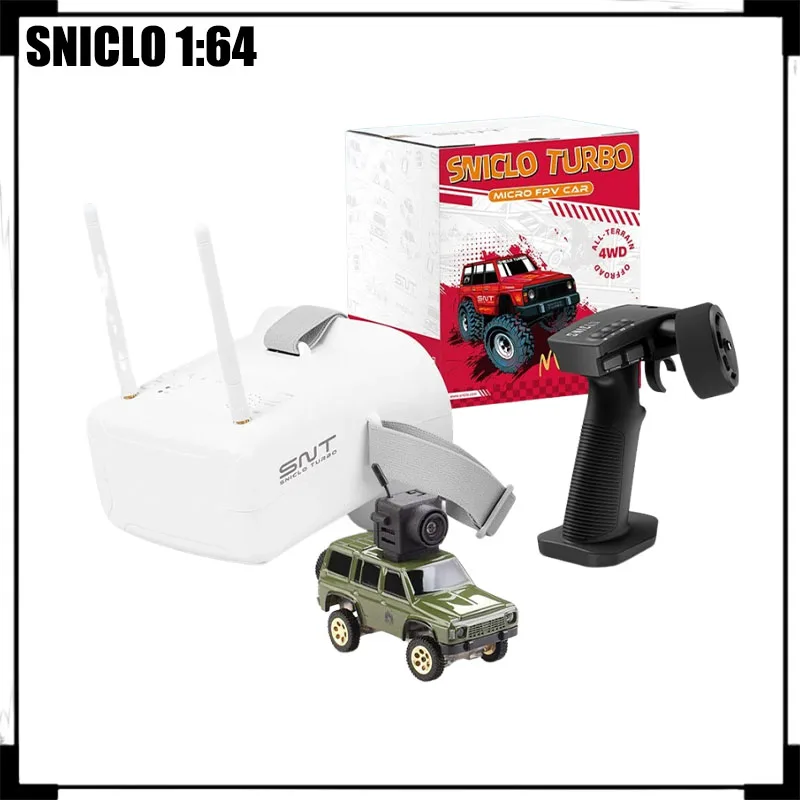 Sniclo 1:64 Wireless Immersion Fpv Camera Remote Control Vehicle Rc 4wd Climbing Car Toy Boy Off Road Vehicle Desktop Toy