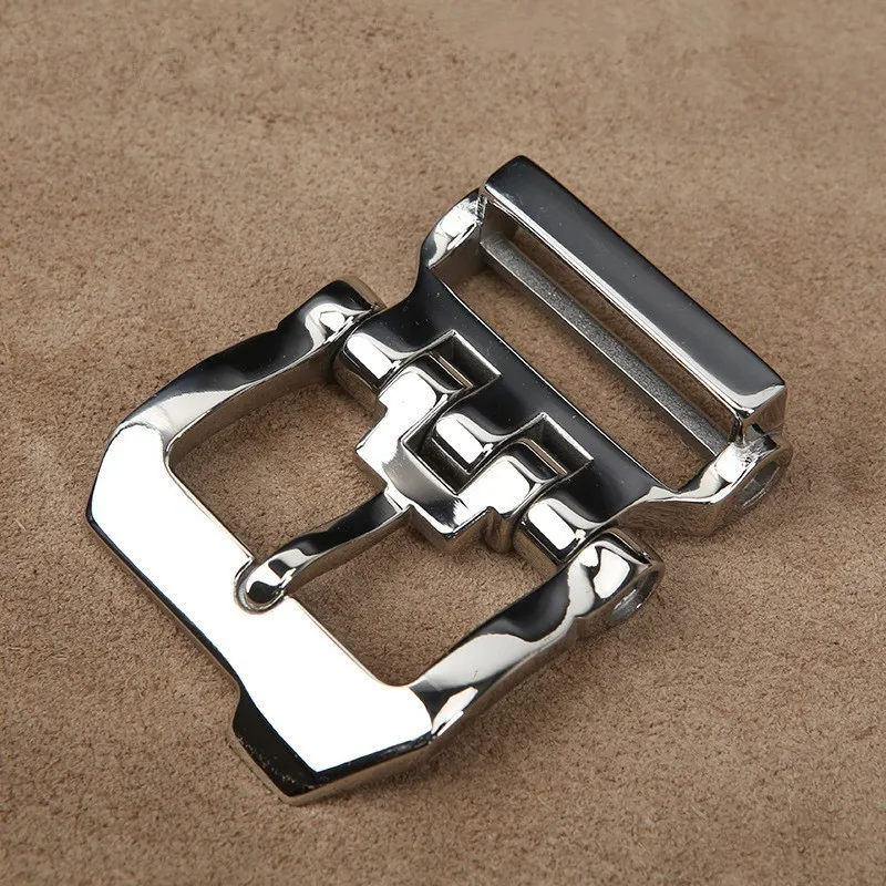 New stainless steel brass belt buckle Men\'s solid belt Buckle Retro Belt buckle Casual Accessories Smooth 4.0cm belt buckle