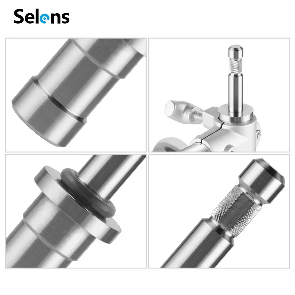 Selens Male Adapter Metal Camera Screw Photograph Hand Tool Tripod Accessories Tripod Male to Male Screw Adapter For Bracket