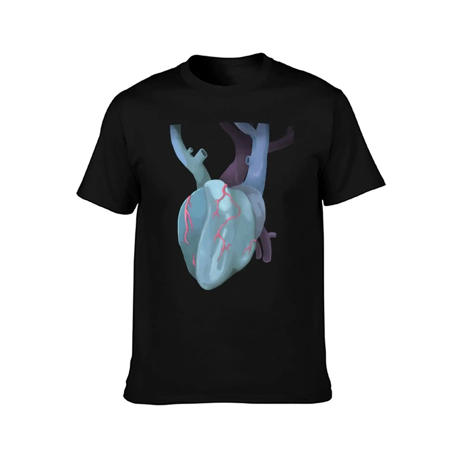 Corrupt Heart T-Shirt Casual Basic Short Sleeve T-Shirt