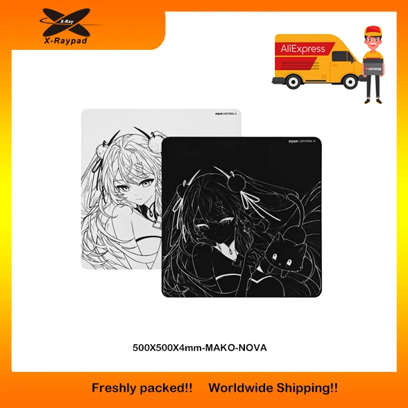 500x500x4mm X-Raypad Aqua Control II Gaming Mouse Pads – MAKO (VOID&NOVA)