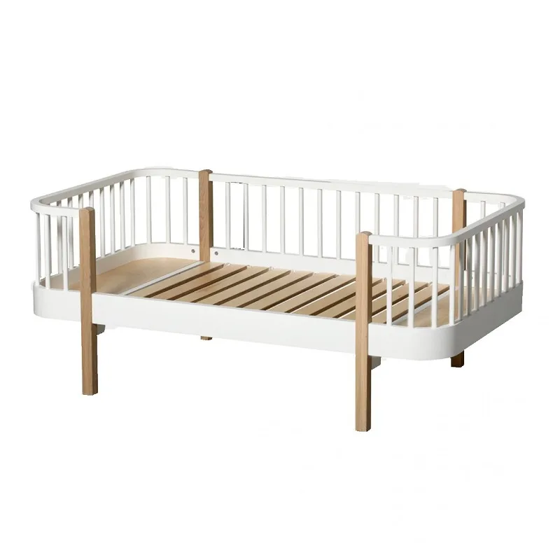Guardrail allargato per lettino per bambini tutto in legno massello