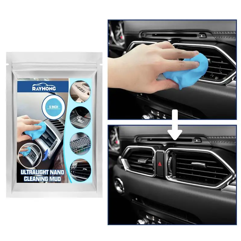 

Car Cleaning Gel Slime for Cleaning Machine Dust Remover Glue Computer Keyboard Auto Dashboard Air Vent Interior Dirt Cleaner