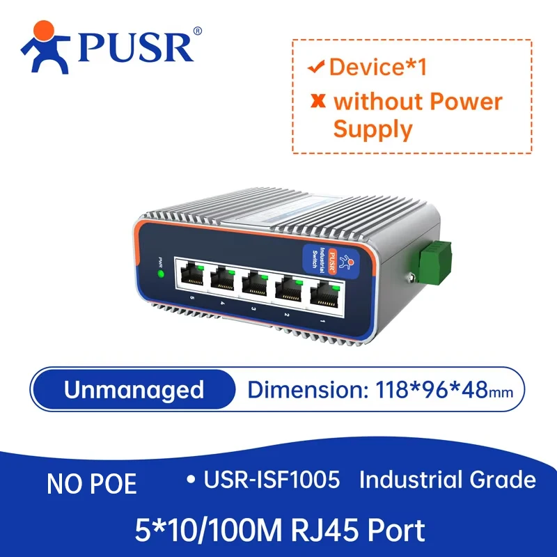 Variant: 5Port 100Mbps No POE
