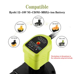 High quality Li-ion Ni-CD NI-MH Battery Charger For RYOBI 12V 14.4V 18V ONE+ Serise battery Charger P102 P103 P104 P107 P108